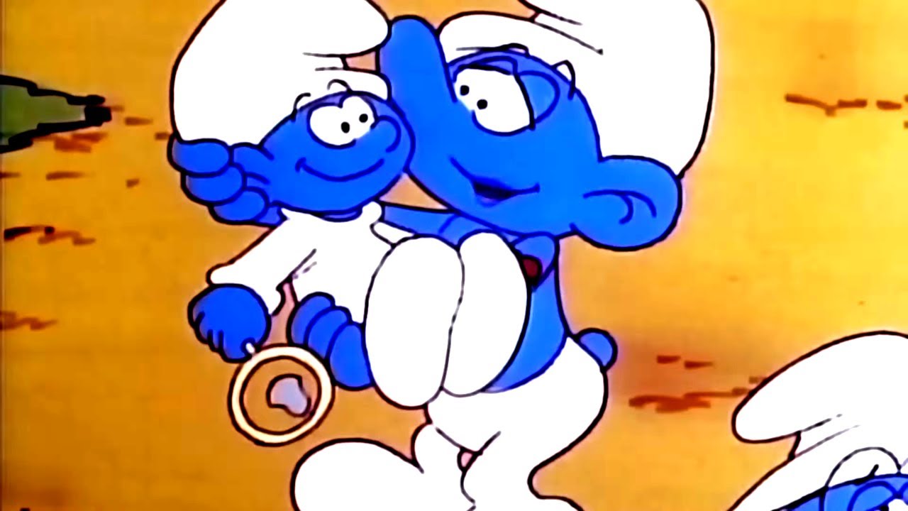 Sterke Smurf heeft een baby | Stripverhalen voor kinderen