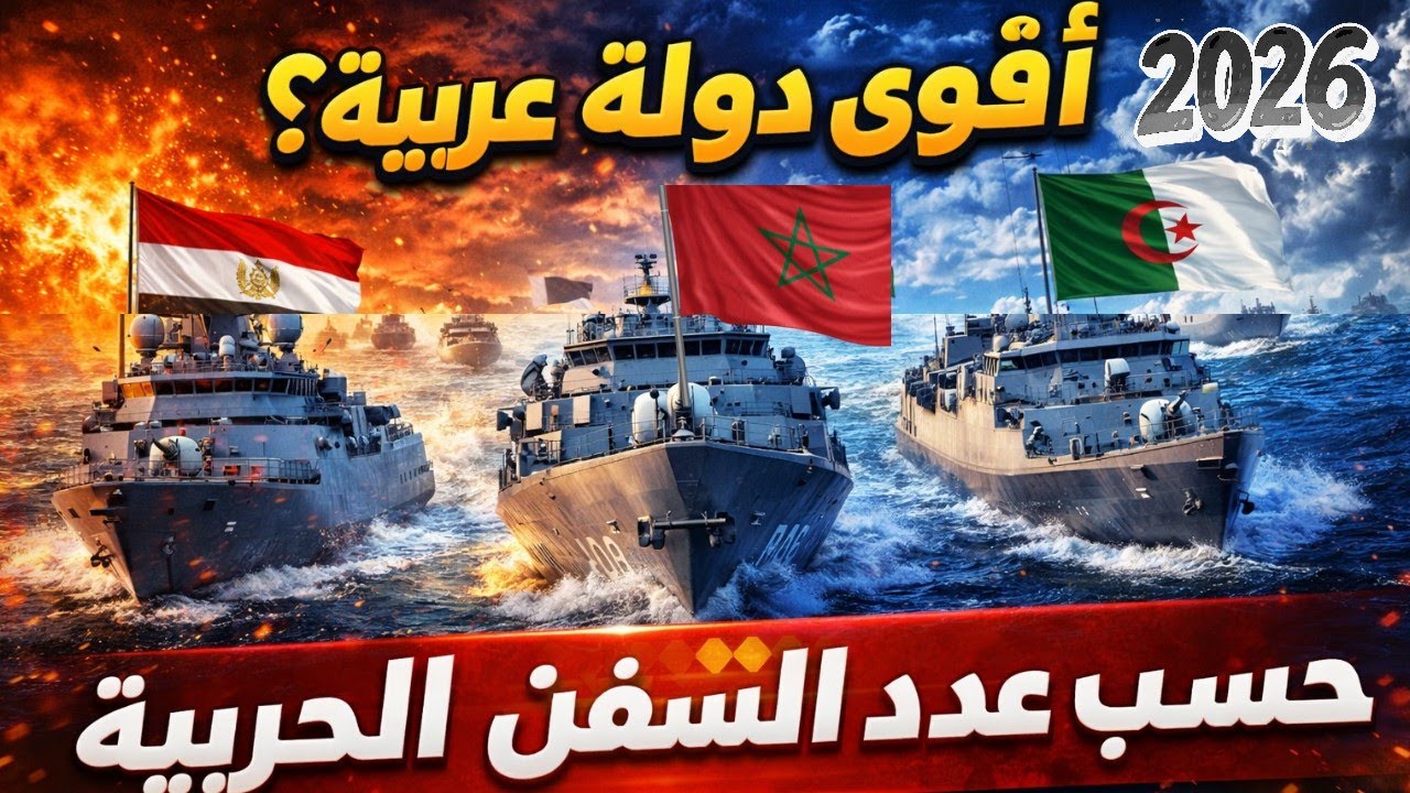 ترتيب صادم: أقوى 5 أساطيل بحرية عربية في 2026 💥 من يسيطر على البحار؟ ⚓🔥