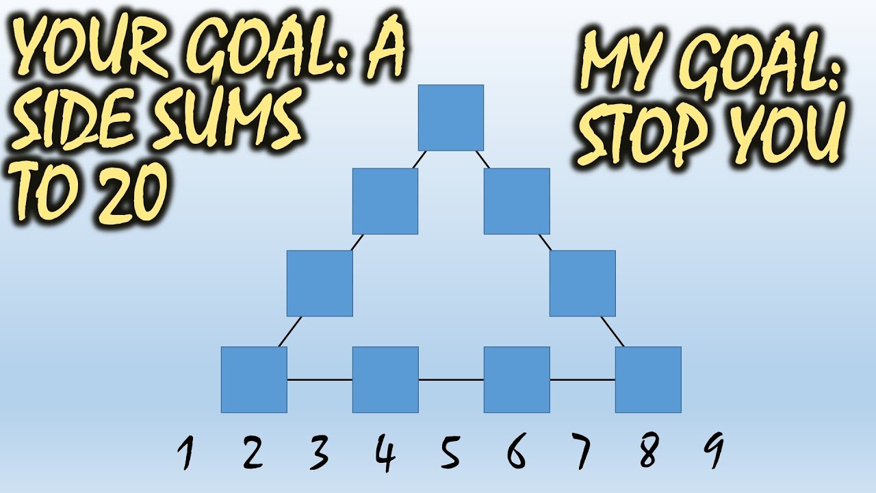 Triangle of 20: A Game Theory Puzzle