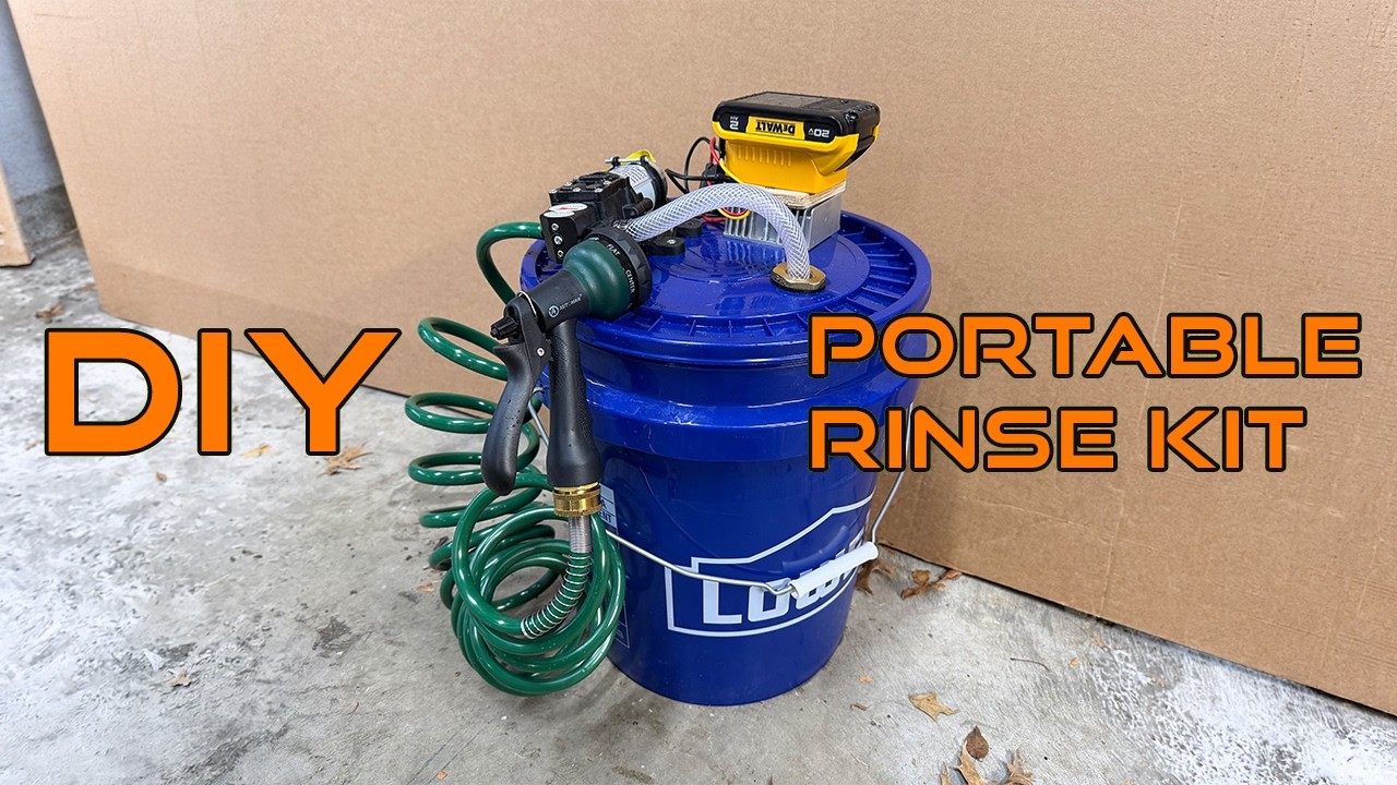 I Built a DIY 12V Portable Rinse Kit (Dogs, Boats, & Muddy Gear)