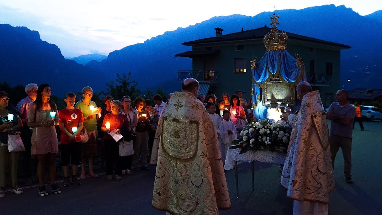 Festa della Madonna al Santuario di Costa S.Gallo, la Processione