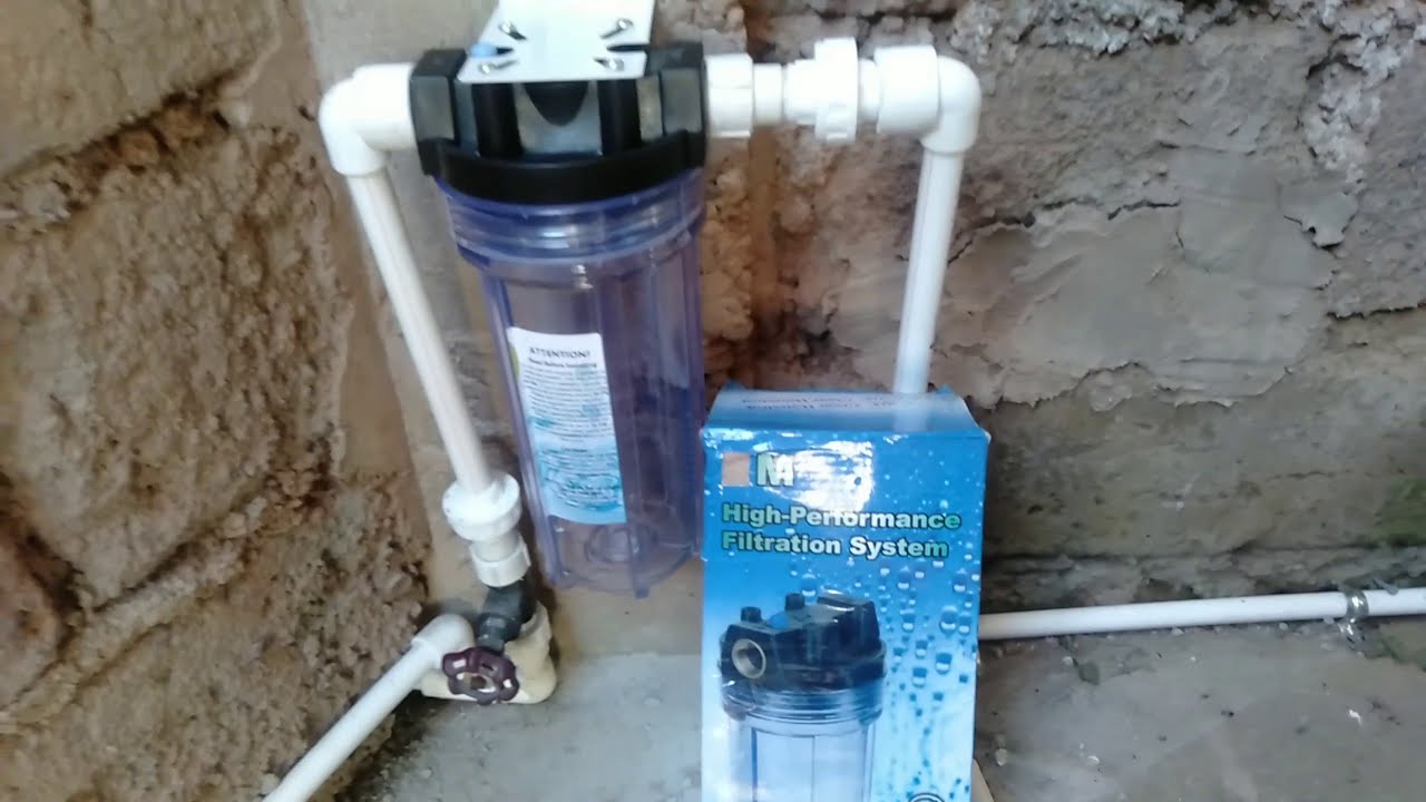 WATER FILTER INSTALLATION housedrtutorial