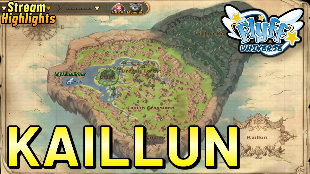 Das neue Kaillun Gebiet (SPAWNS!) in Flyff Universe!