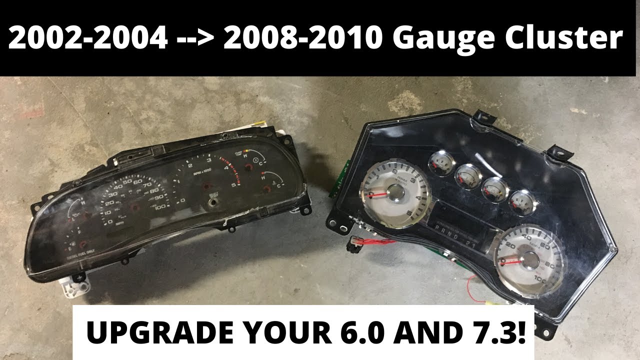 How I Built a 6.4 Gauge Cluster for My 02 F350 7.3L