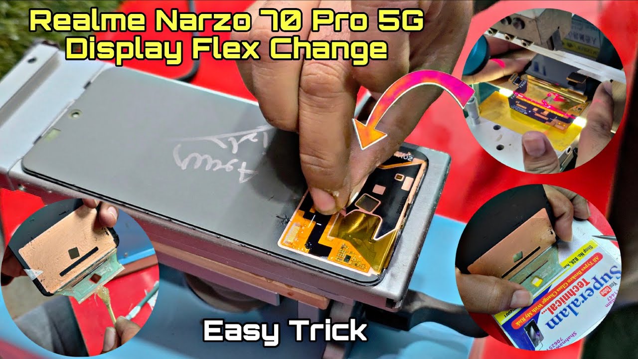 Realme Narzo 70 Pro 5G Display Flex Change | Realme Narzo 70 Pro Flax Bonding 