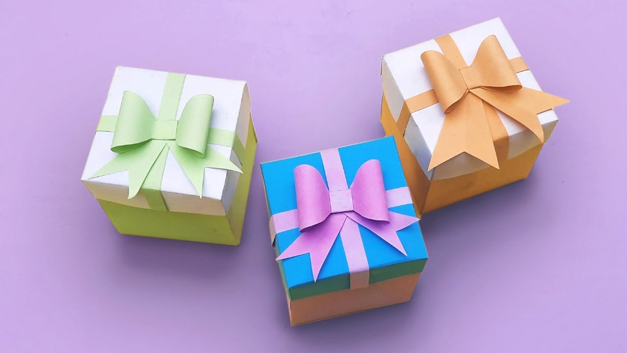 DIY Gift Box / Paper Gift Box / Easy Paper Craft ideas