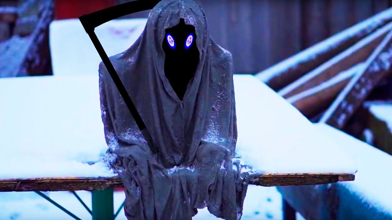 СДЕЛАЛИ КРИПОВЫЙ СВЕТИЛЬНИК из ЦЕМЕНТА чтобы пугать НЕЗВАНЫХ гостей