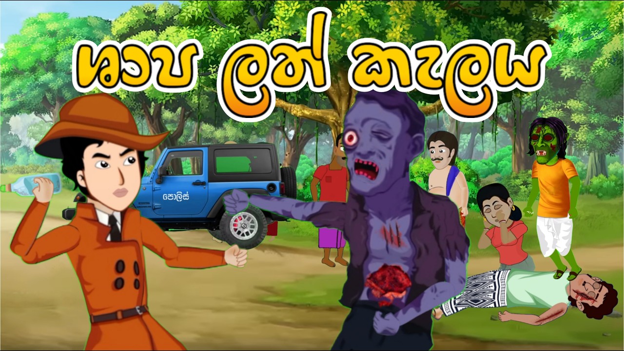 ශාප ලත් කැලය | Sinhala Cartoon | Sinhala Kathandara | Lama Kathandara | Ditective Story  | Katun