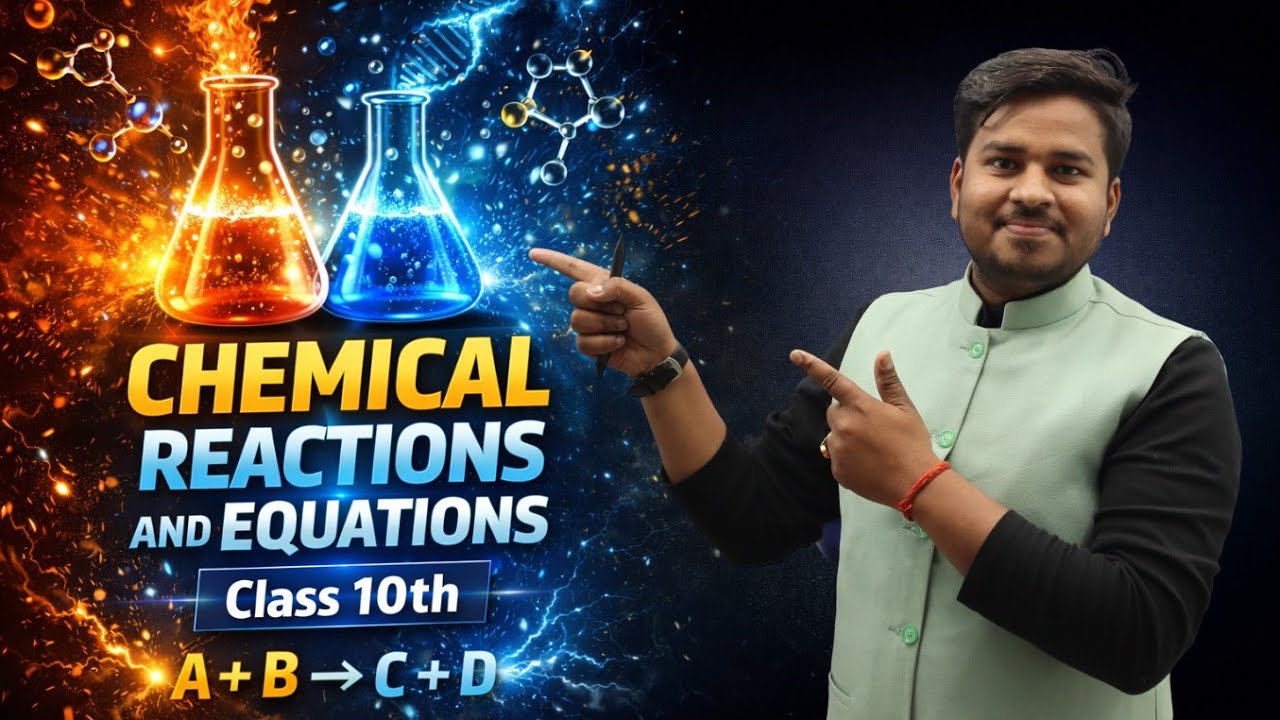 Chemical Reactions & Equations One Shot | Class 10 Science 2026 | रासायनिक अभिक्रियाएँ एवं समीकरण |