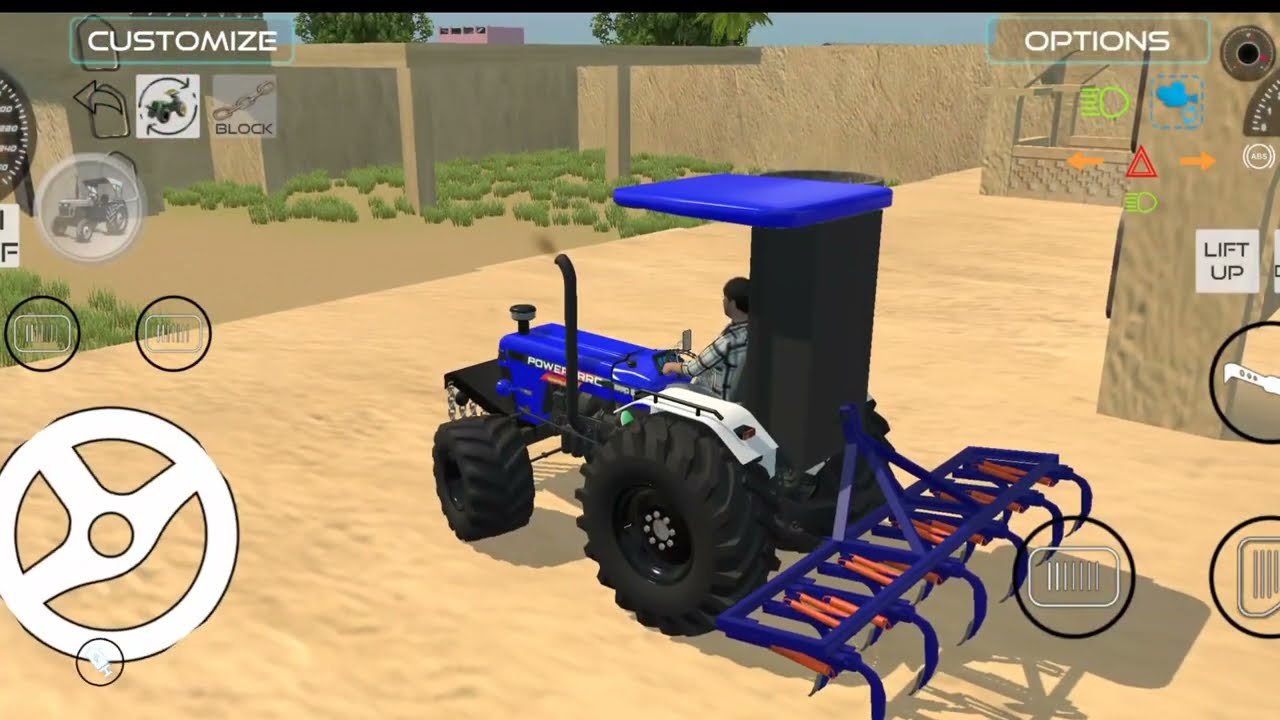 Villege FARMING 🌿 JOHN DEERE 🚜  SONALIKA 🚜 CULTIVATOR  ROTOWETOR 🥭  HARWETOR  3D Part 81