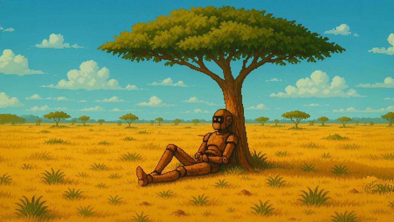Rest Under the Savannah Tree | Relaxing BGM for Sleep, Study & Healing