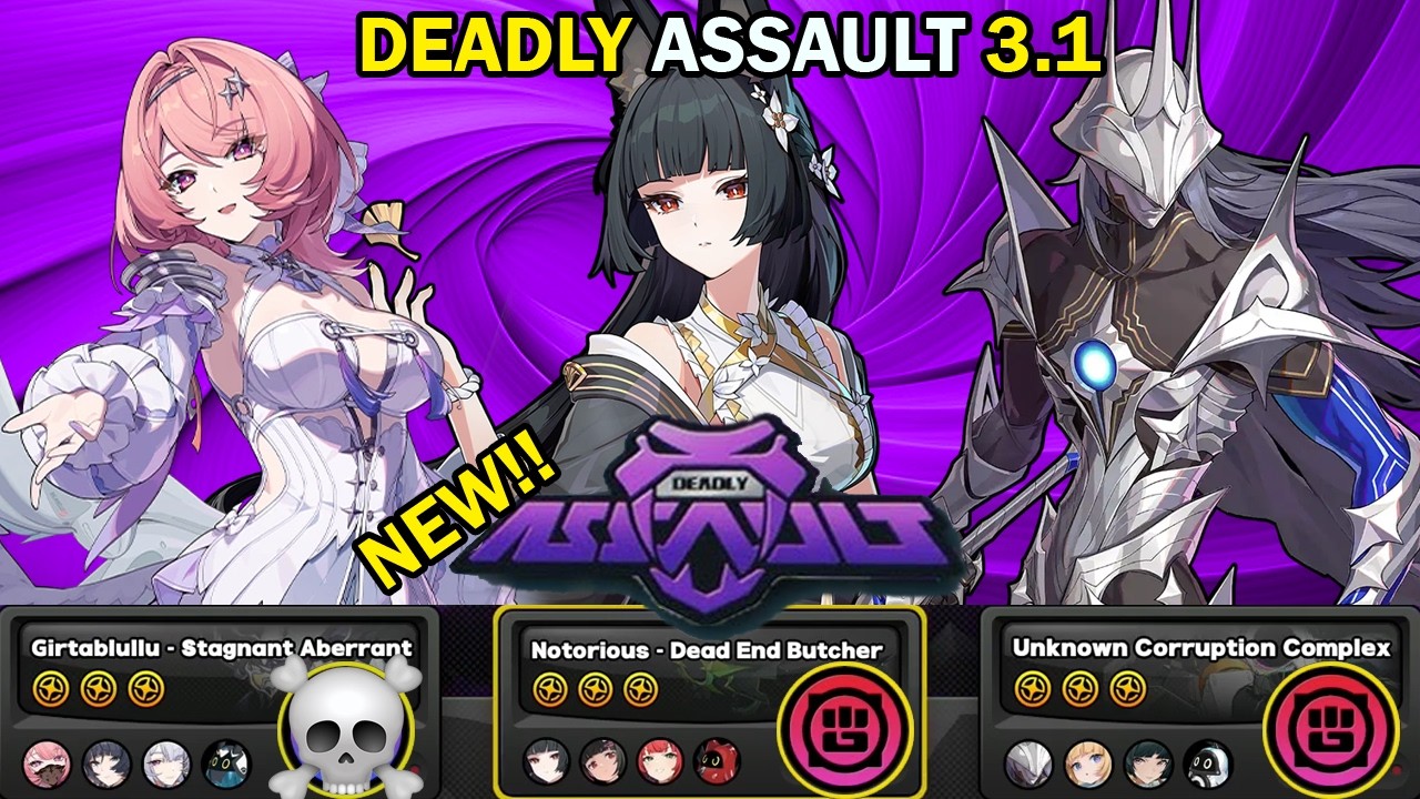 NEW Deadly Assault | Remielle, Miyabi & Pyrois! | 9⭐ Clear & Adversity | Zenless Zone Zero ZZZ 3.1