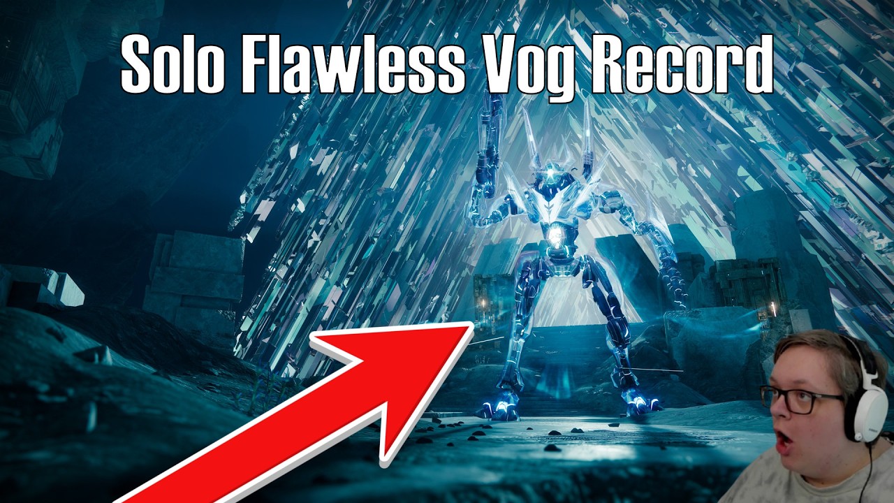 Solo Flawless Vault of Glass Record Reaction | WR 26:39
