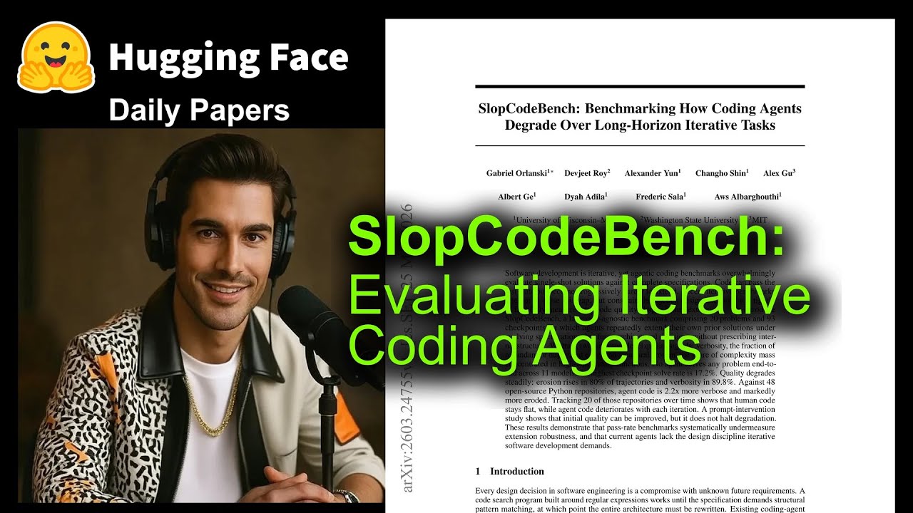 SlopCodeBench: Ocena agent&oacute;w kodowania iteracyjnego