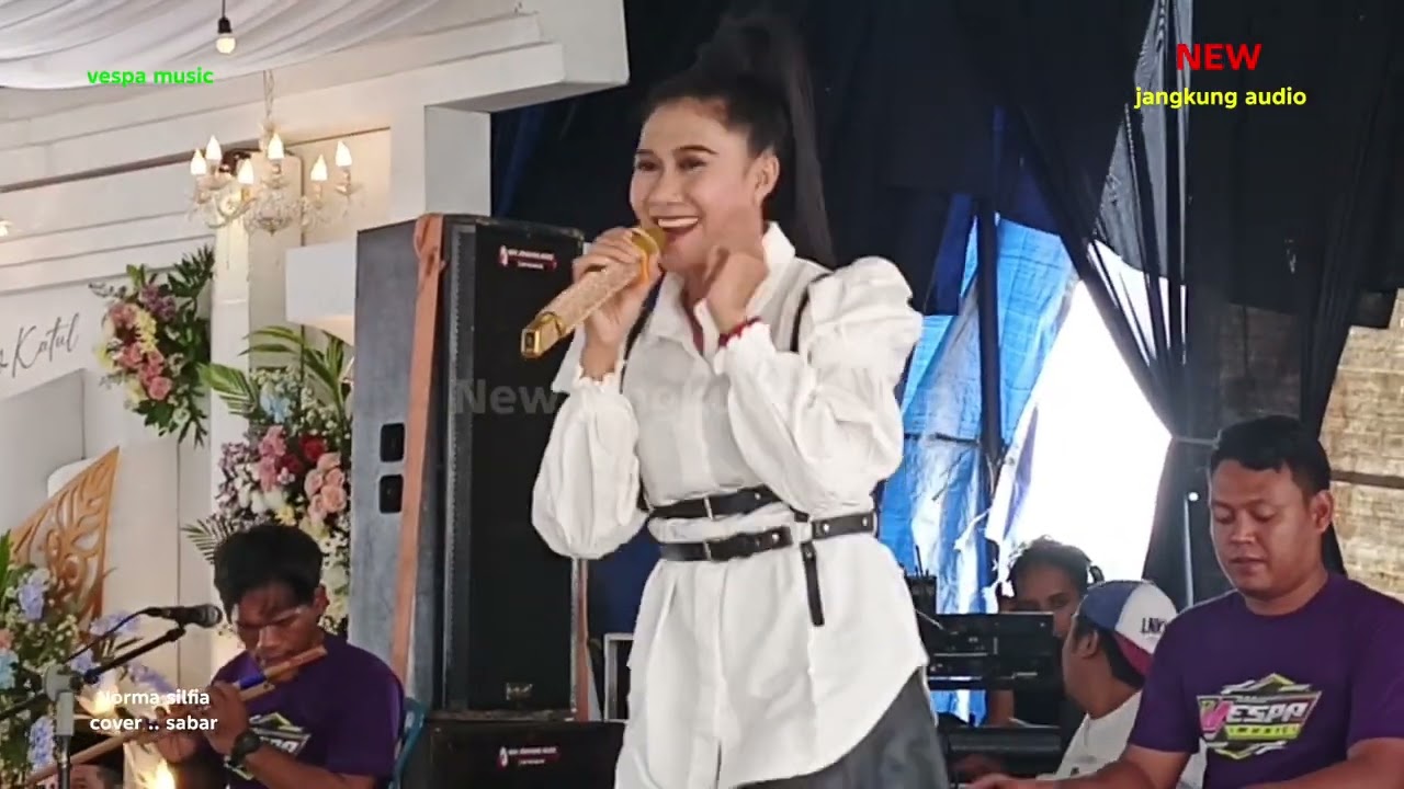 Norma silvia. Cover sabar. New jangkung audio, vespa music  live ngroto dadapayam 
