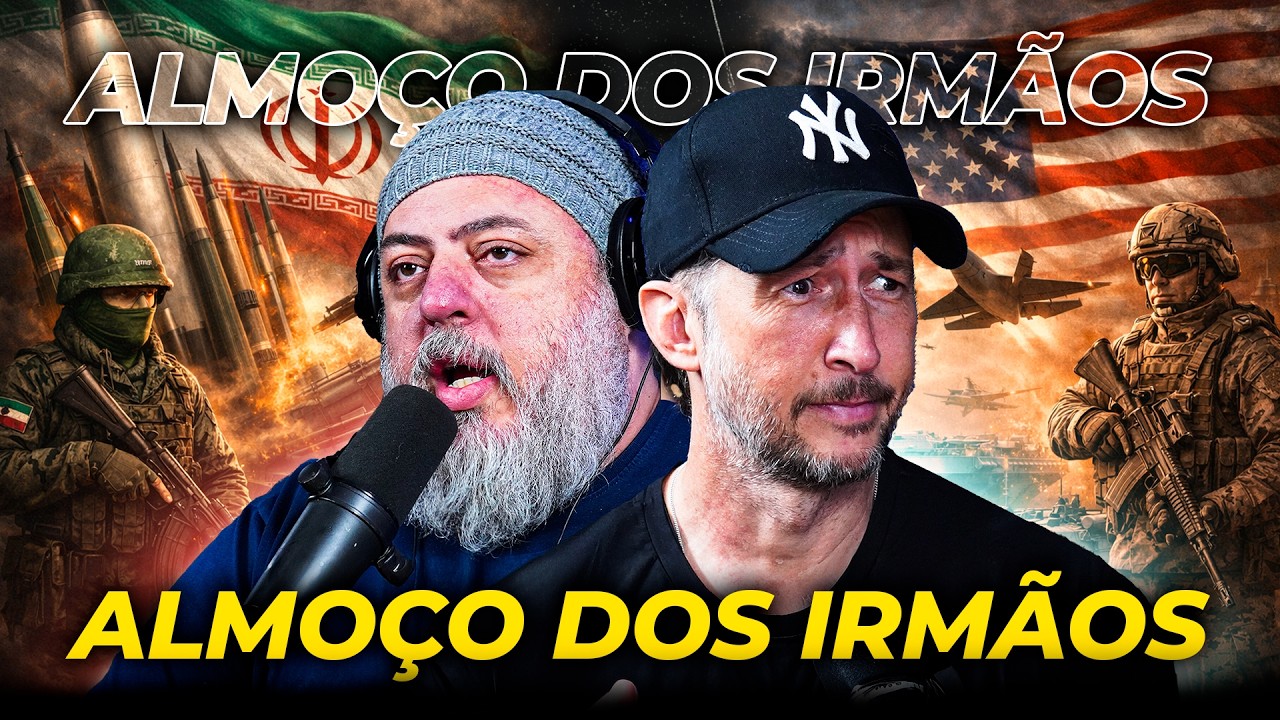 CONVERSANDO COM O CHAT e POLEMICAS - ALMOÇO COM OS IRMÃOS - LUCAS MENDES -  PODCAST 3 IRMÃOS
