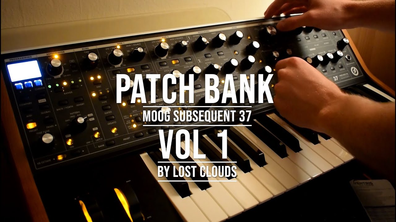 Moog Subsequent 37 - 15 Ambient/Cinematic Patches!