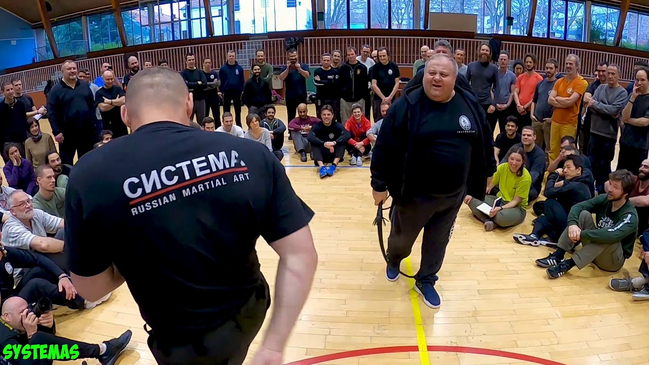 SYSTEMA Mikhail RYABKO  DEFENSE AVEC FOUET paris 2020 russian martial art Moscou