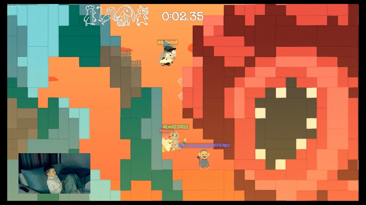 Куртенушка играет в Chicken Horse 🎮 Крейзи уровни