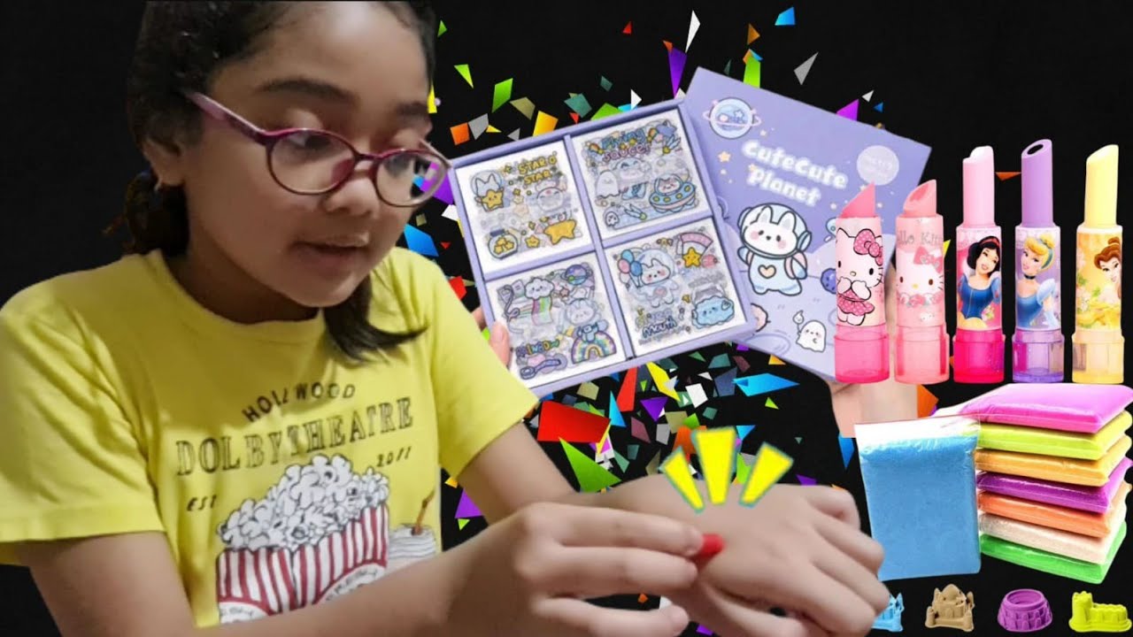 Isinya Apa?!😁 Bongkar Semua Mainan Murah Dari Abang Penjual Mainan Keliling ❤ Hanum Diary