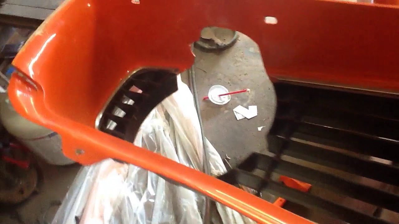 Epoxy repair on car grill