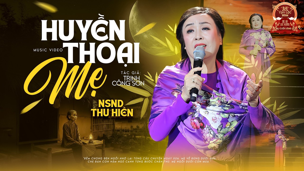 NSND Thu Hiền Khiến Cả Cung Văn Hóa Rưng Rưng Với Ca Khúc Này - Huyền Thoại Mẹ