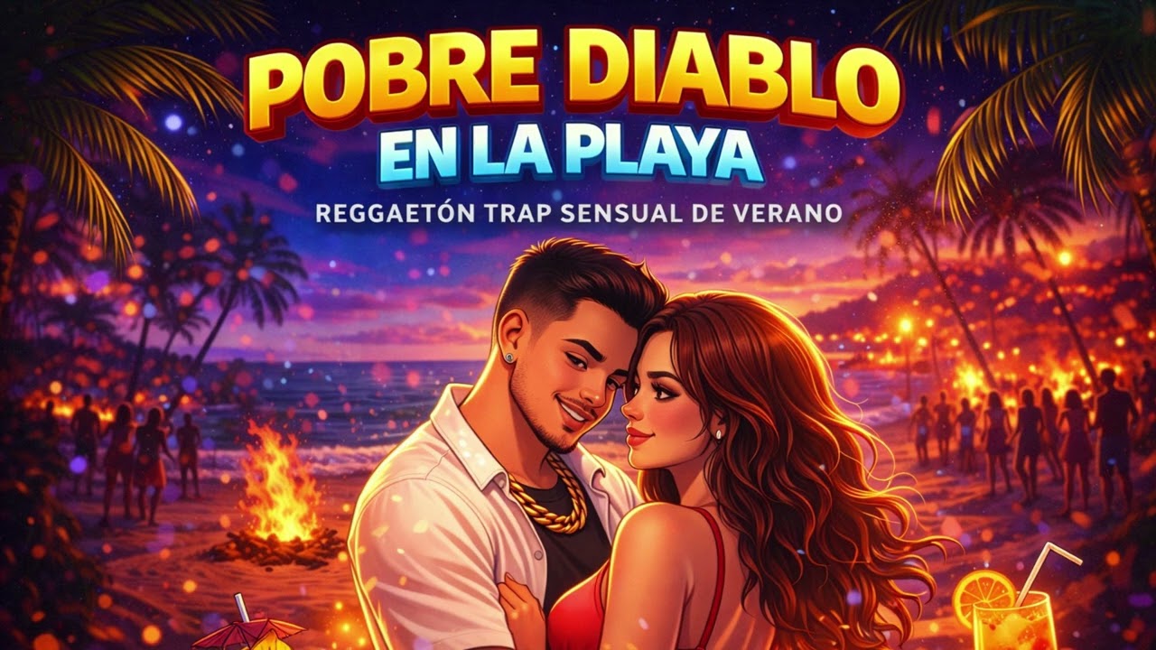Pobre Diablo en la Playa — Reggaetón Trap Sensual de Verano | Canción Urbana 2026