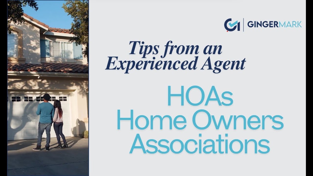 Tips from An Experienced Agent - HOA