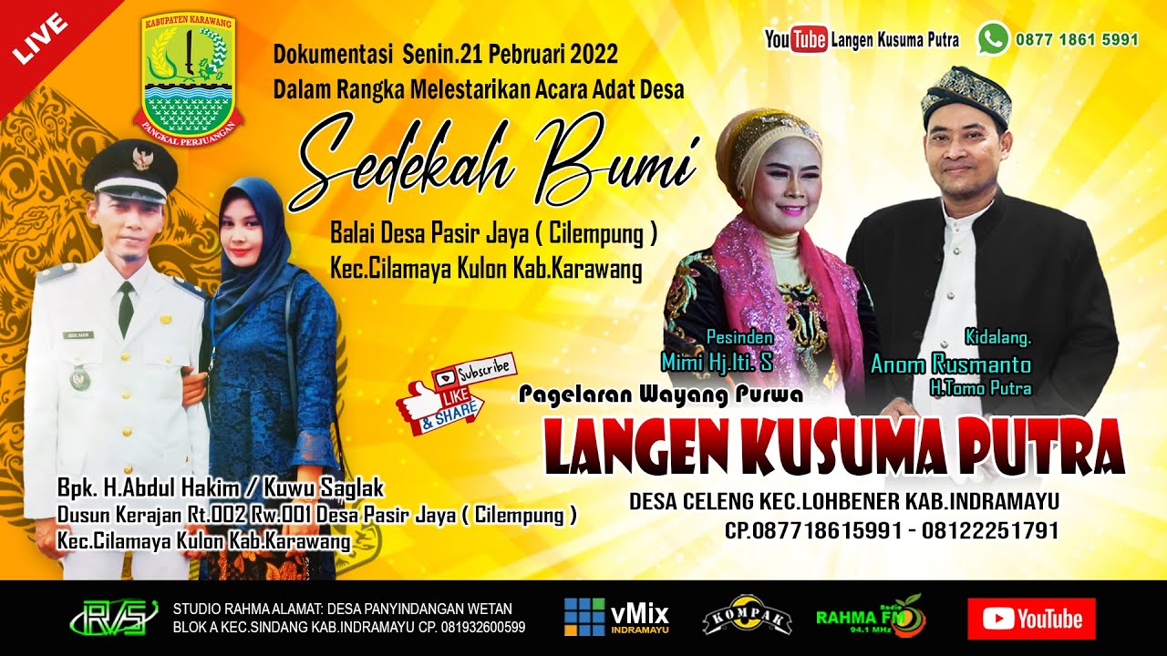 🔴Live Siang LANGEN KUSUMA PUTRA || BALAI DESA PASIR JAYA KAMPUNG CILEMPUNG || CILAMAYA KULON