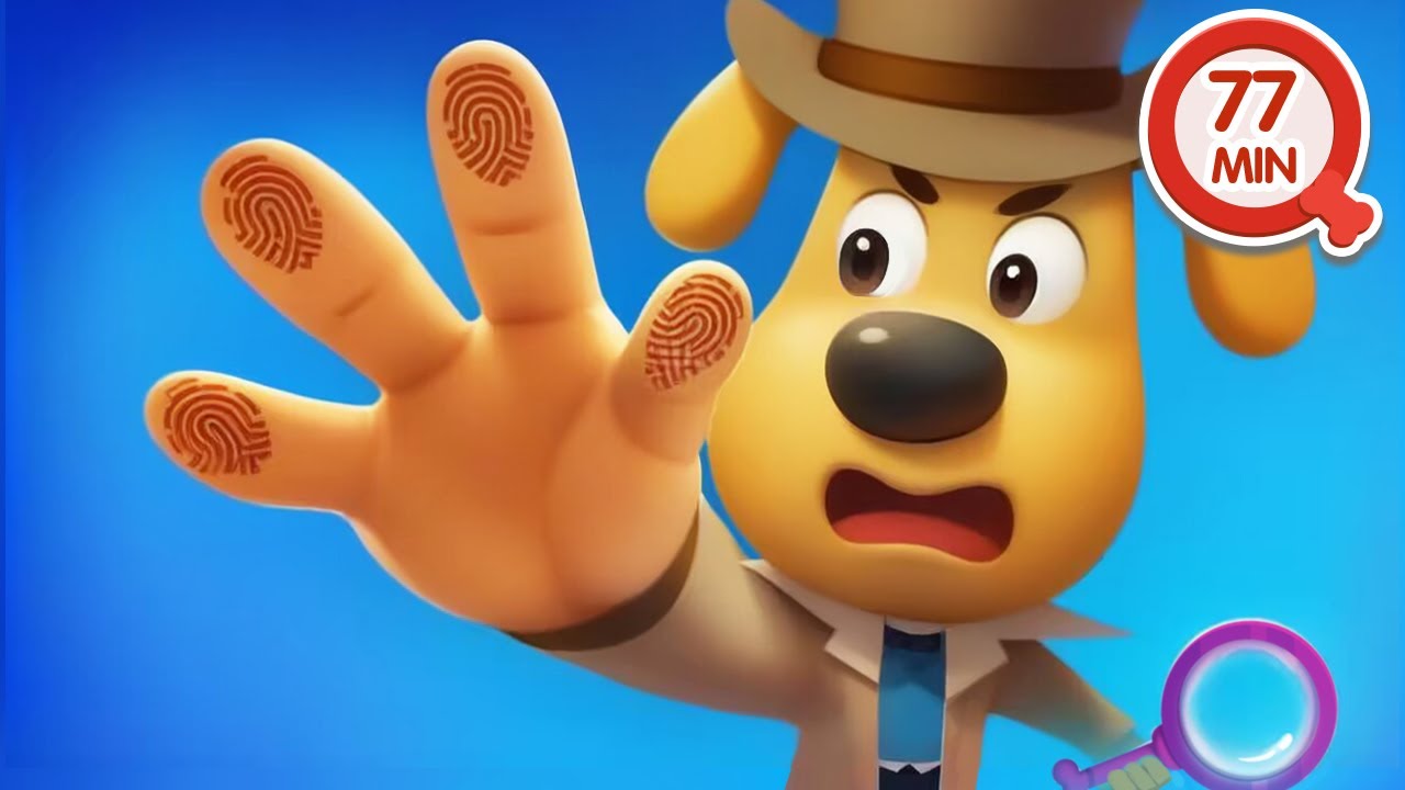 Huellas Dactilares Únicas 🖐 77MIN de Dibujos Animados 🔍Sheriff Labrador en Español