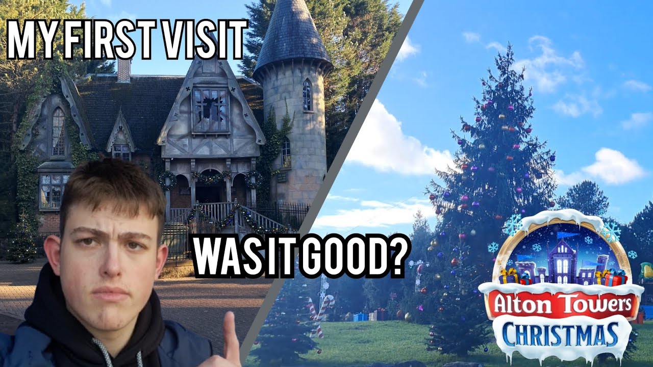 My First Visit | Alton Towers Christmas Vlog November 2025