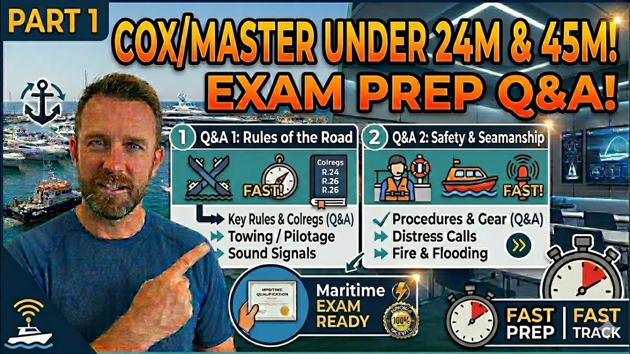 Marine Captain Qualification Exam Questions #1