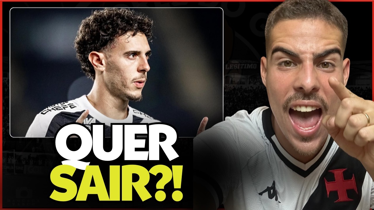 NUNO MOREIRA PEDIU PARA SAIR DO VASCO! NÃO ESTÁ FELIZ DENTRO DO VASCO!