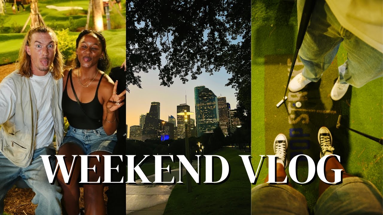 WEEKEND VLOG | furniture + grocery shopping, birthdays, mini golf + great time with friends