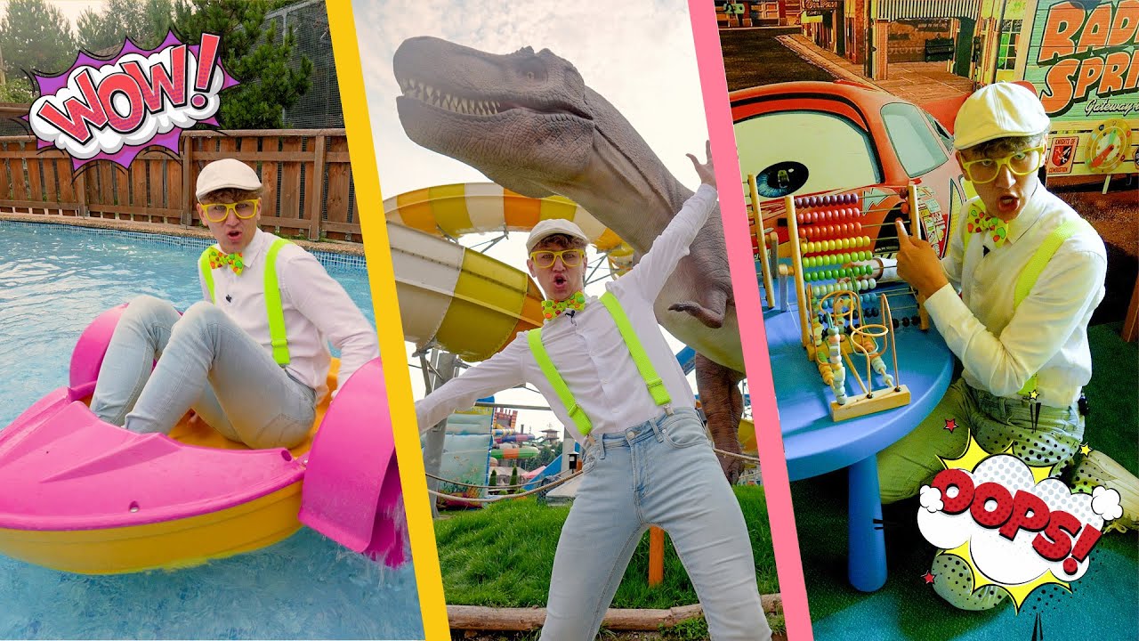 Horská dráha, dinosaury a vláčik | Flopy