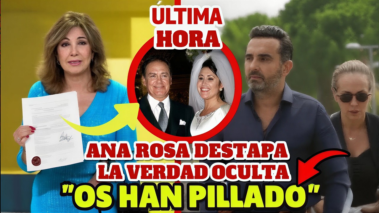 🚨LA VERDAD SOBRE LA GUERRA por la HERENCIA | Ana Rosa DESENMASCARA a Rocío Carrasco con EVIDENCIAS