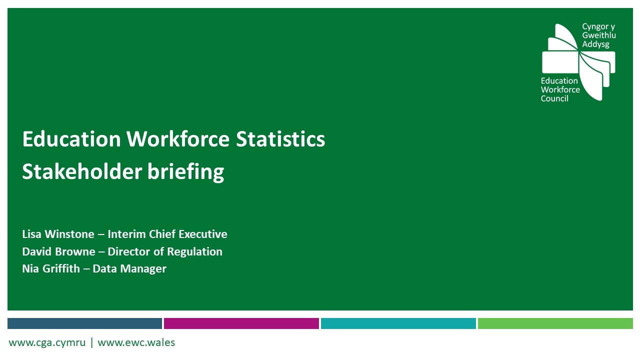 Annual education workforce statistics briefing event 2025