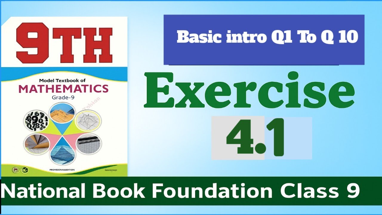 Exercise 4.1 Class 9th || Ex4.1Class9th  ex4.1|| 9th class || ex4.1nbfmaths#ex4.1 class9th )Q1 All P