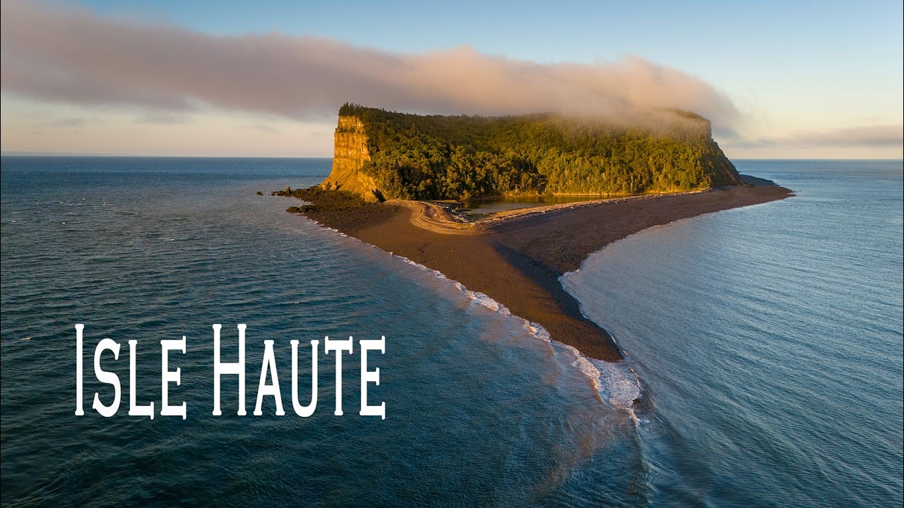 Overnight on Mysterious Island in the Middle of Bay of Fundy