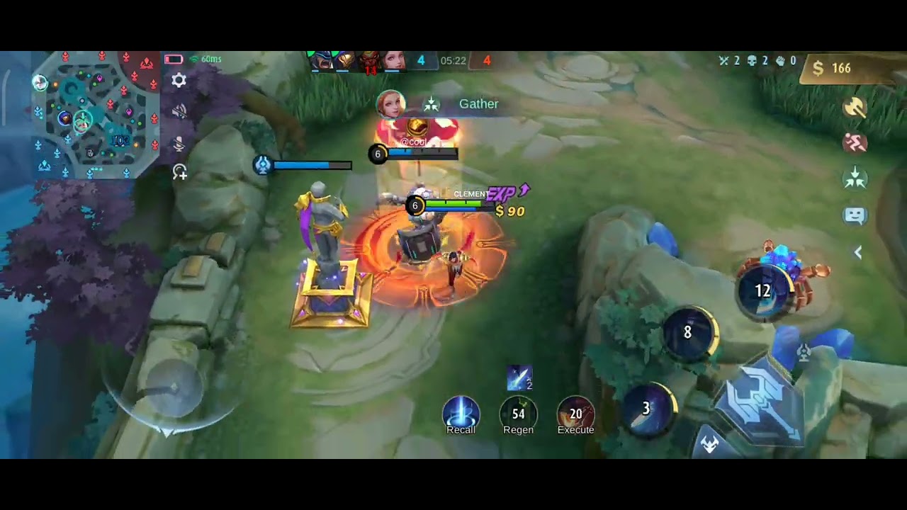 Gusion Dmension walker//No skill but skin😂