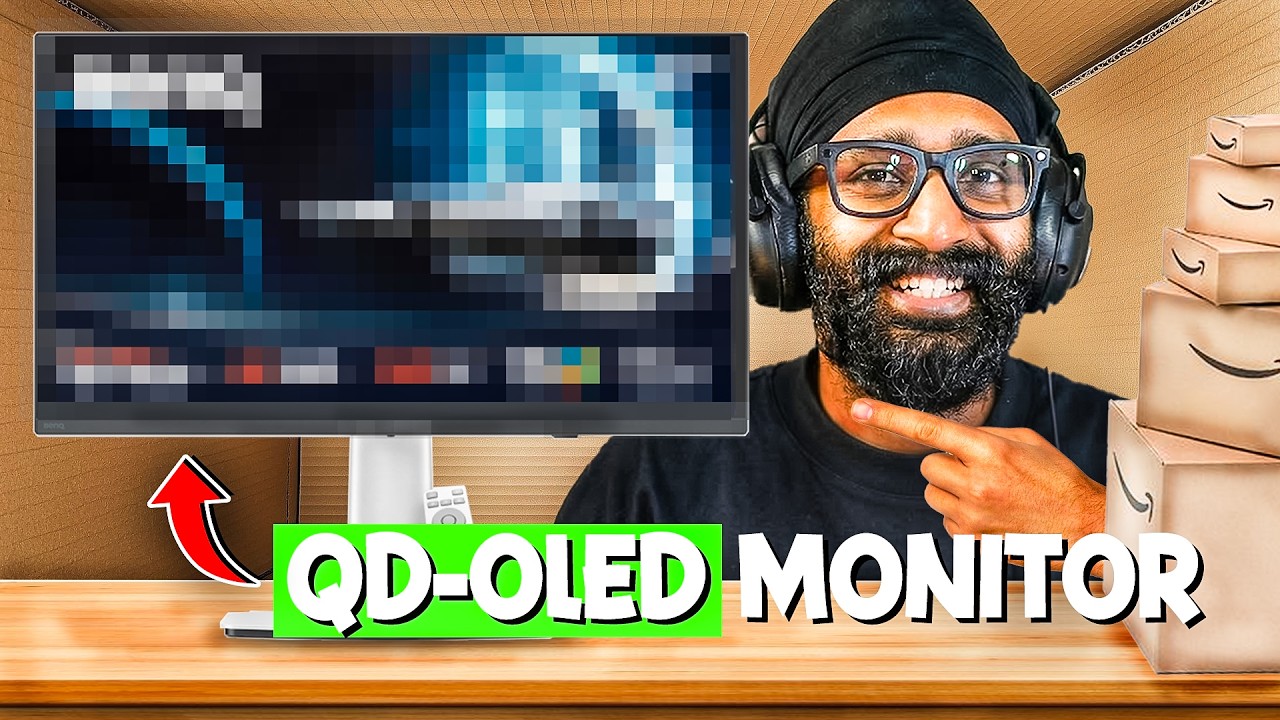 🔴 Sikhwarrior UNBOXES his new QD-OLED Gaming Monitor ! 🔴 😍 Indian Gaming - LIVE