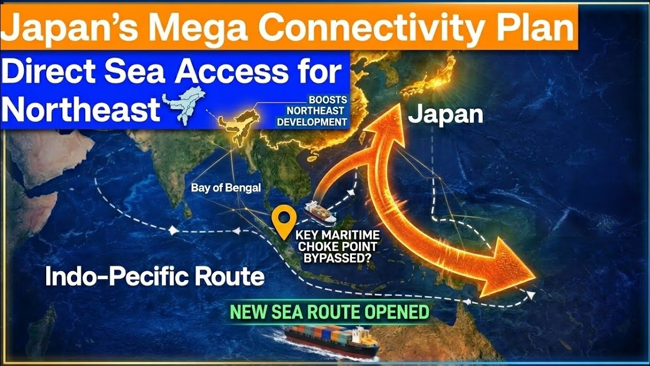 Japan’s Bold Move: Northeast India to Connect with Bay of Bengal! | World Important Knowledge