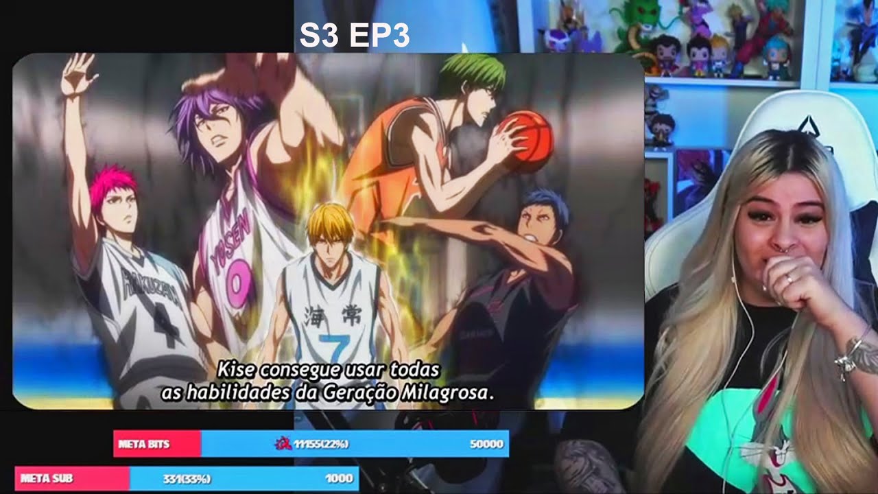 Mariana Alpha - KISE A CÓPIA PERFEITA (PERFECT COPY) | Kuroko no Basket 3° Temp EP 3 [REACT]
