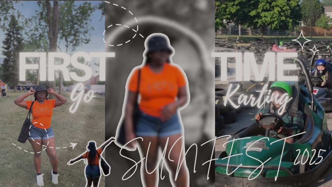 SunFest 2025 + My FIRST Go-Karting Experience |Braiding My Hair for the First Time