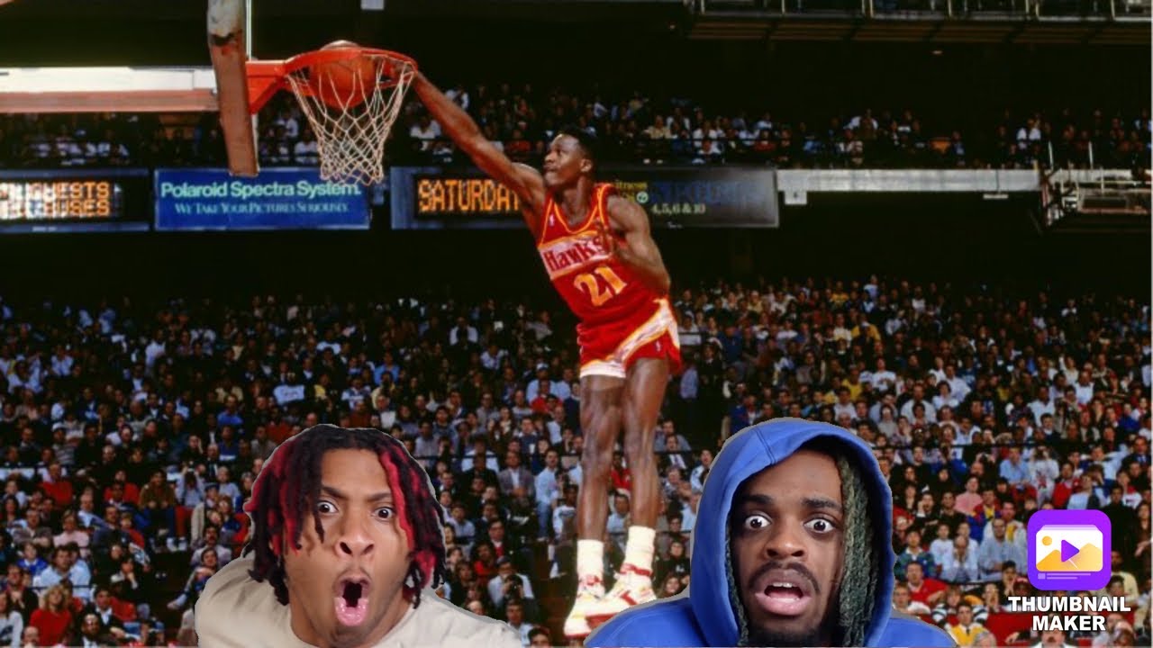 DOMINIQUE DUNKS WAS OUT OF THIS WORLD!! Ki & Jdot Reacts to Top 100 Dominique Wilkins Dunks