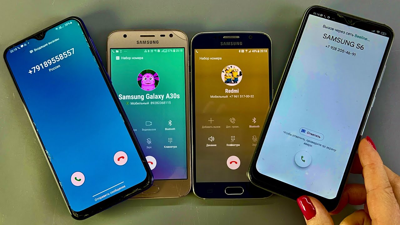 Incoming call & Redmi Note 8T& Samsung S6& Samsung J3 & Samsung A30S & 