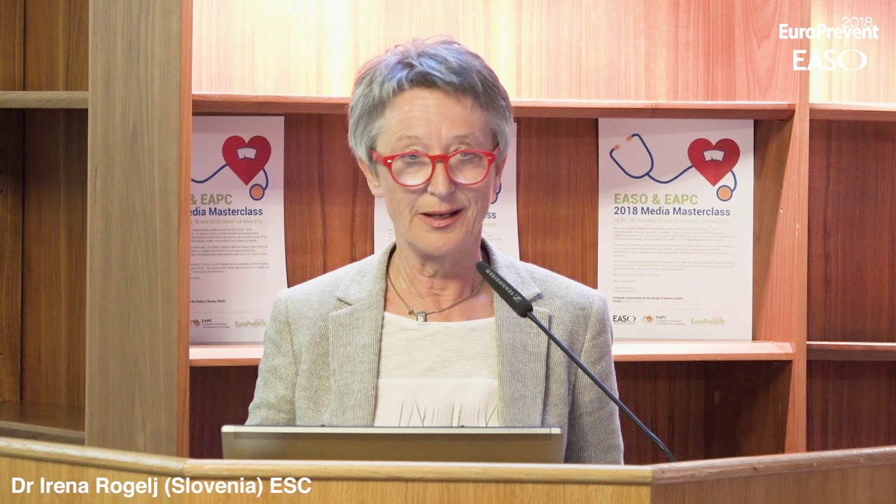 EuroPrevent2018 EASO Media Masterclass Dr Irena Rogelj