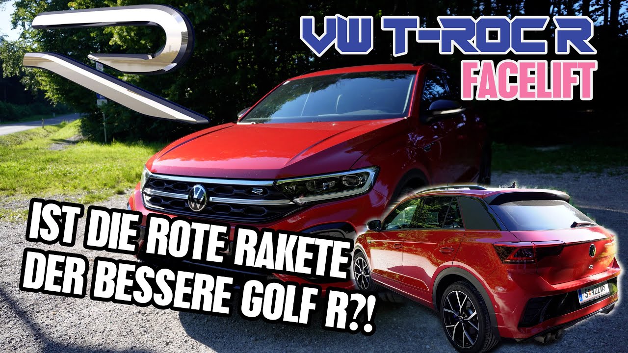 VW T-Roc R Facelift (2022) - Ist der Top-T-Roc besser als ein Golf R?! (4K UHD) | Cars & Cakes