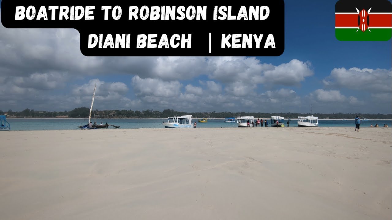 Glassboat tour to Robinson Island in Diani, Kenya 🇰🇪