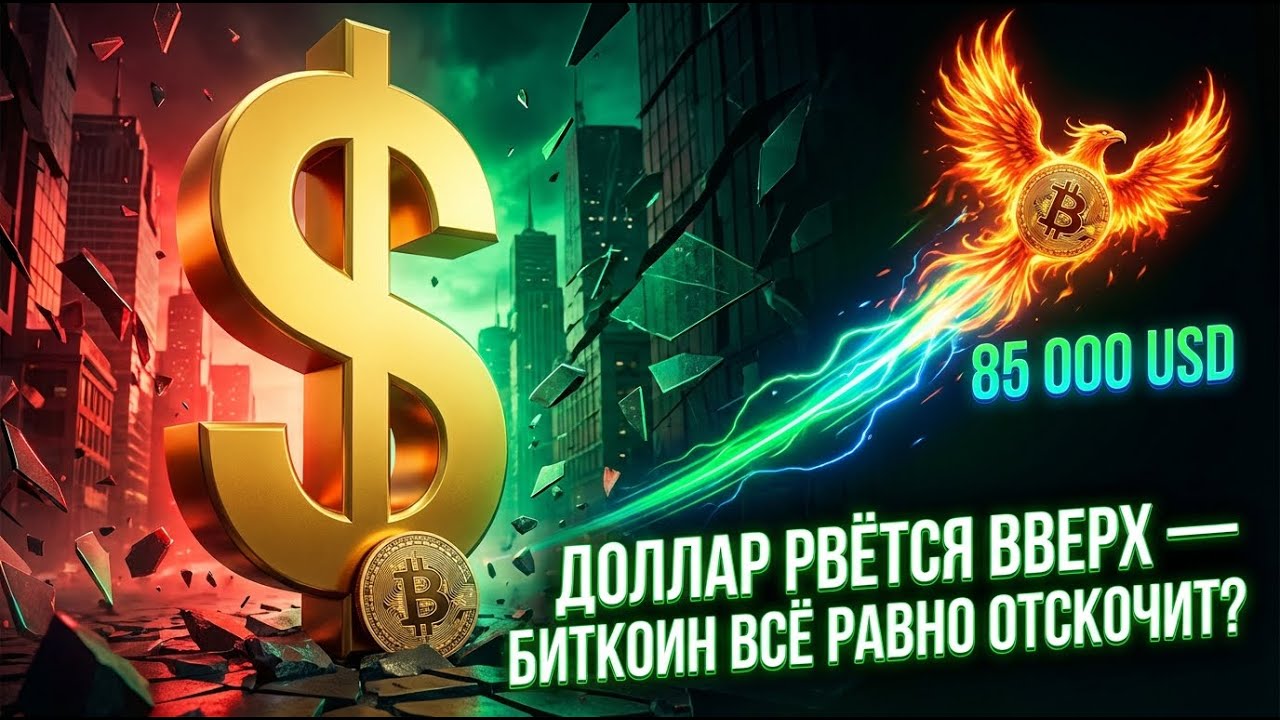 ДОЛЛАР РВЁТСЯ ВВЕРХ &mdash; БИТКОИН ПАДАЕТ? ПОЧЕМУ ТРЕЙДЕРЫ ПРОГНОЗИРУЮТ ЧТО ОН ОТСКОЧИТ К $85 000 СКОРО?